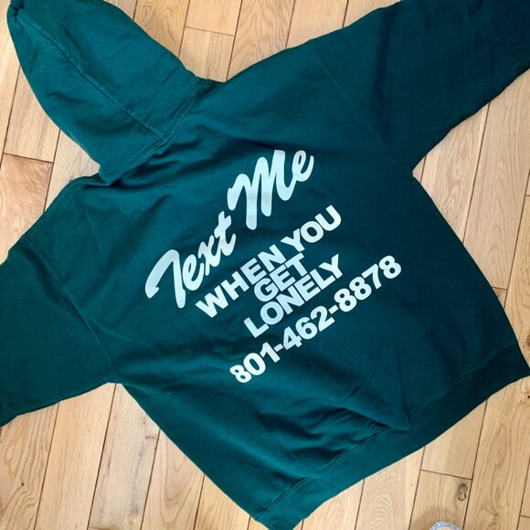 LONELY GHOST Green Hoodie - Picture 8 of 8